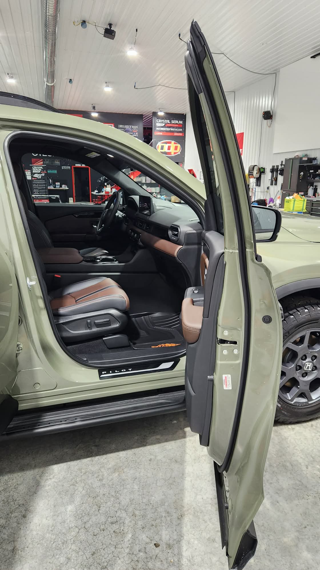 Honda Pilot interior after a deep clean